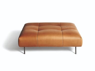 EREI - Leather footstool (Request Info).