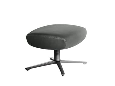JAY LOUNGE - Leather pouf / footstool (Request Info).