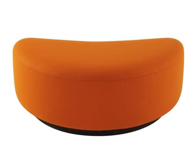 ÉLYSÉE - Upholstered fabric pouf (Request Info).