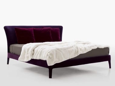 FEBO - Fabric double bed with upholstered headboard (Request Info).
