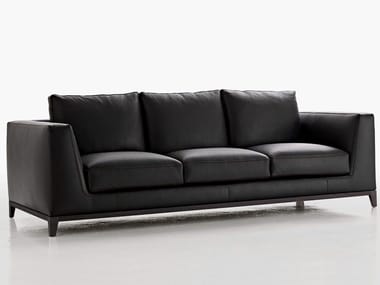 LUTETIA - 3 seater leather sofa (Request Info).