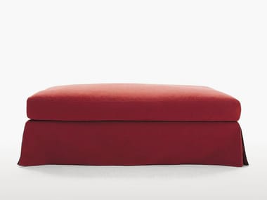 SIMPLEX - Upholstered fabric pouf (Request Info).