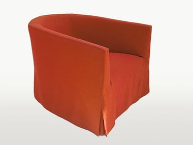 CRONO - Fabric armchair with armrests (Request Info).