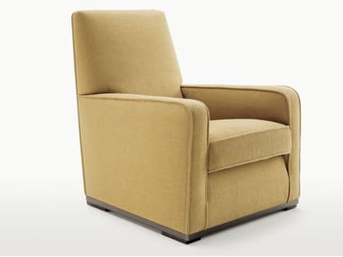 IMPRIMATUR - Upholstered fabric armchair with armrests (Request Info).