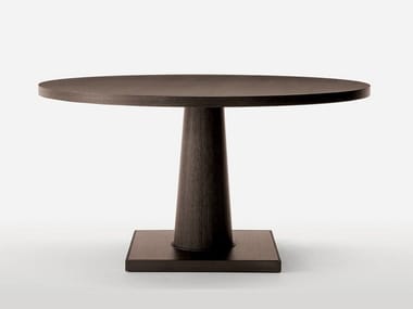 CONVIVIO - Round oak table (Request Info).