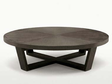XILOS - Round solid wood coffee table (Request Info).