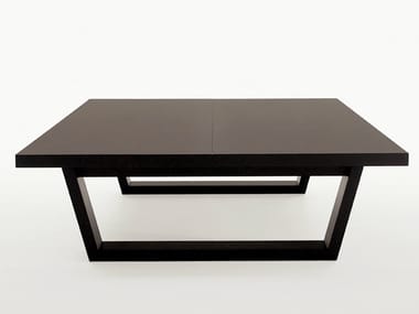 XILOS - Square solid wood coffee table (Request Info).