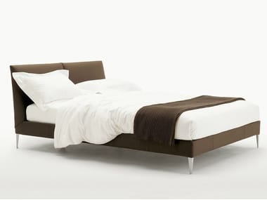 SELENE - Upholstered fabric double bed with removable cover (Request Info).