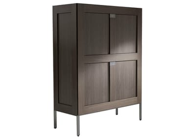 ERACLE - Solid wood highboard with doors (Request Info).