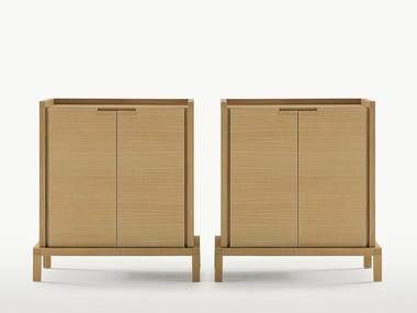 GEMINA - Wooden highboard with doors (Request Info).
