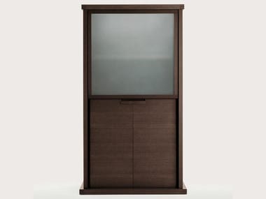 INCIPIT - Wood and glass display cabinet (Request Info).