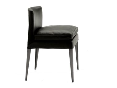 EUNICE - Upholstered leather chair (Request Info).