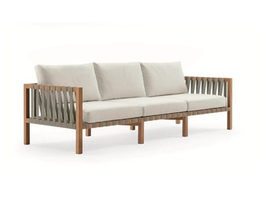 MISTRAL - 3 seater teak garden sofa (Request Info).