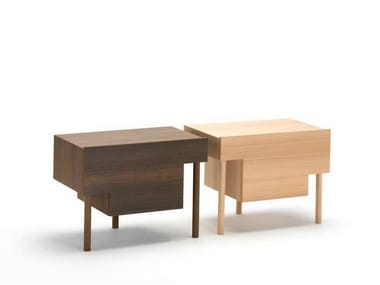 STILT - Wooden bedside table with drawers (Request Info).