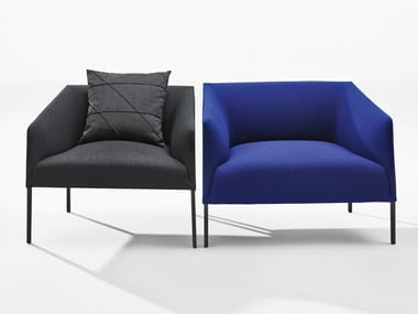 SAARI XL - Upholstered fabric armchair (Request Info).