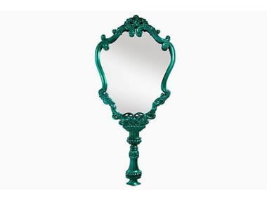 MARIE THÉRÈSE - Wall-mounted framed mahogany mirror (Request Info).