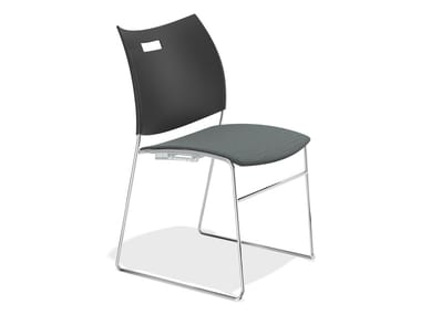 CARVER 1259-00 - Sled base stackable chair (Request Info).