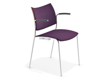 COBRA - Fabric chair with armrests (Request Info).