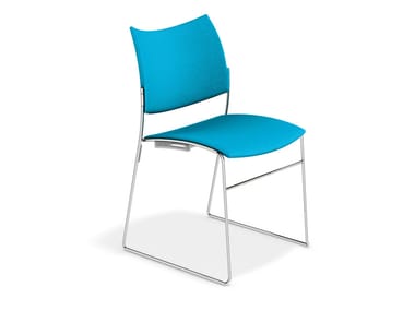 CURVY - Sled base fabric training chair (Request Info).