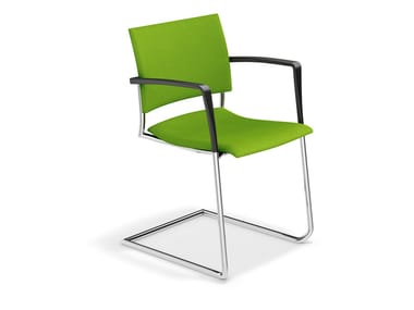 FENIKS II - Cantilever fabric chair (Request Info).