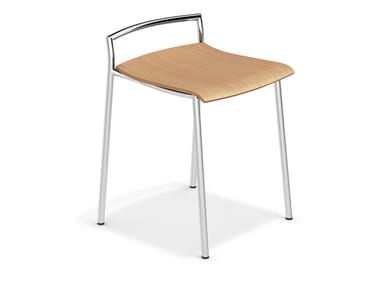 FENIKS BARSTOOL - Low wooden stool (Request Info).