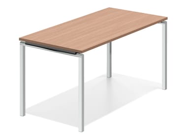 LACROSSE V - Rectangular wooden meeting table (Request Info).
