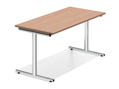 LACROSSE VI - Rectangular wooden bench desk (Request Info).