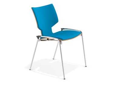 LYNX I - Stackable fabric chair (Request Info).