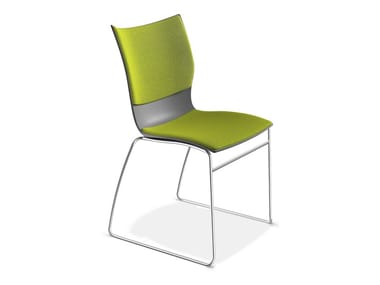 ONYX I - Sled base fabric chair (Request Info).
