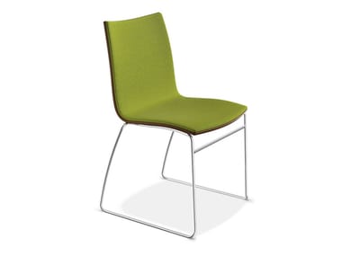 ONYX I - Sled base upholstered chair (Request Info).