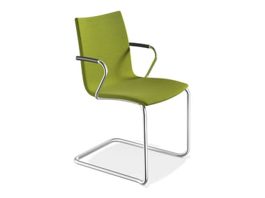 ONYX II - Cantilever chair with armrests (Request Info).