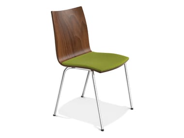 ONYX III - Stackable wooden chair (Request Info).