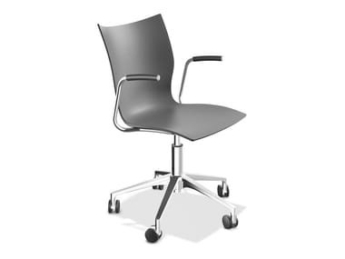 ONYX IV - Plastic chair with armrests (Request Info).