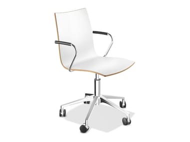 ONYX IV - Laminate chair with armrests (Request Info).