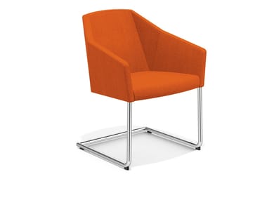 PARKER III - Cantilever fabric easy chair (Request Info).