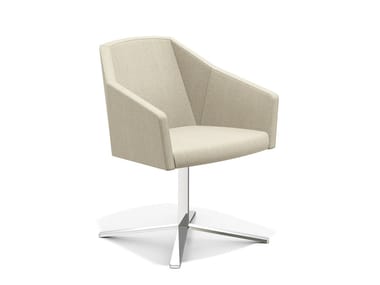 PARKER IV - Easy chair with 4-spoke base with armrests (Request Info).