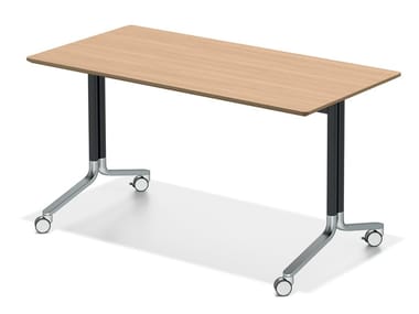 TEMO FLIPTOP - Folding meeting table with castors (Request Info).