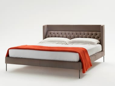 LIPP - Bed with tufted headboard (Request Info).
