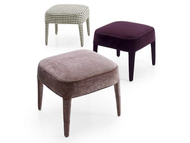 FEBO - Upholstered fabric pouf (Request Info).