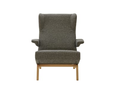 ARCHI - Fabric armchair with armrests (Request Info).