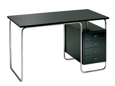 COMACINA - Stainless steel office desk with drawers.