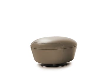 ASSAYA - Leather pouf / footstool (Request Info).
