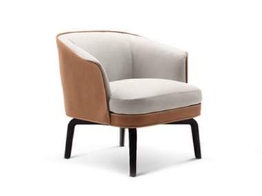 NIVOLA - Leather armchair (Request Info).