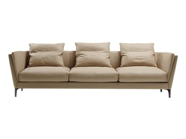 BRETAGNE - 3 seater leather sofa (Request Info).