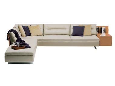 GRANTORINO - Sectional sofa with integrated magazine rack (Request Info).