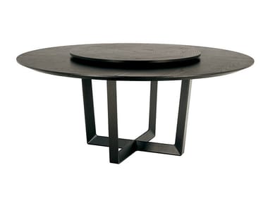 BOLERO - Round table with Lazy Susan (Request Info).