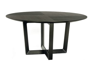 BOLERO - Round solid wood table (Request Info).
