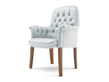 OXFORD - Tufted leather chair (Request Info).