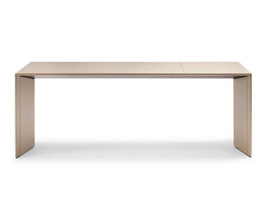 C.E.O. CUBE DESK - Rectangular leather executive desk (Request Info).