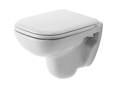 D-CODE - Compact wall-hung ceramic toilet by Duravit